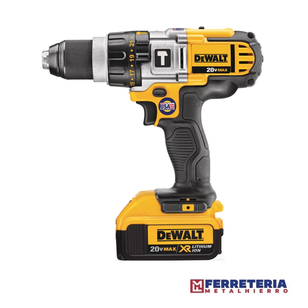 TALADRO PERCUTOR  1/2' 20V/LITI FLEXVOLT - DCD985M